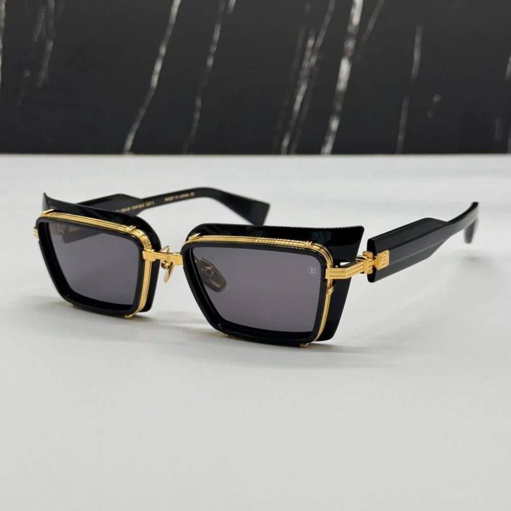 NEW BALMAIN ADMIRABLE UNISEX SUNGLASSES BALMAIN  BPS-130A BLACK - Picture 3 of 14